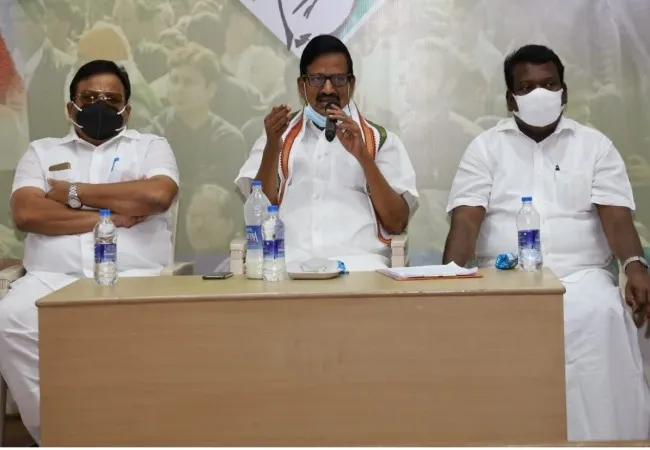 tamilnadu congress committee meeting discussion about seeman 